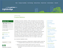 Tablet Screenshot of ir.ltbridge.com